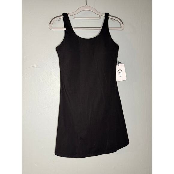 NWT Zyia Active Black Match Point Dress - Picture 2 of 7